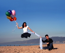 Michael Grandinetti Santa Monica Beach Levitation