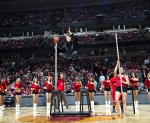 Michael Grandinetti Chicago Bulls Playoffs Halftime Levitation