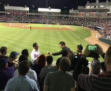 Michael Grandinetti Inning Break Magic at Dr. Pepper Ballpark