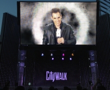 Reaching Through The Screen at Universal City Walk