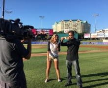 Michael Grandinetti Game Opening Magic at Dr. Pepper Ballpark